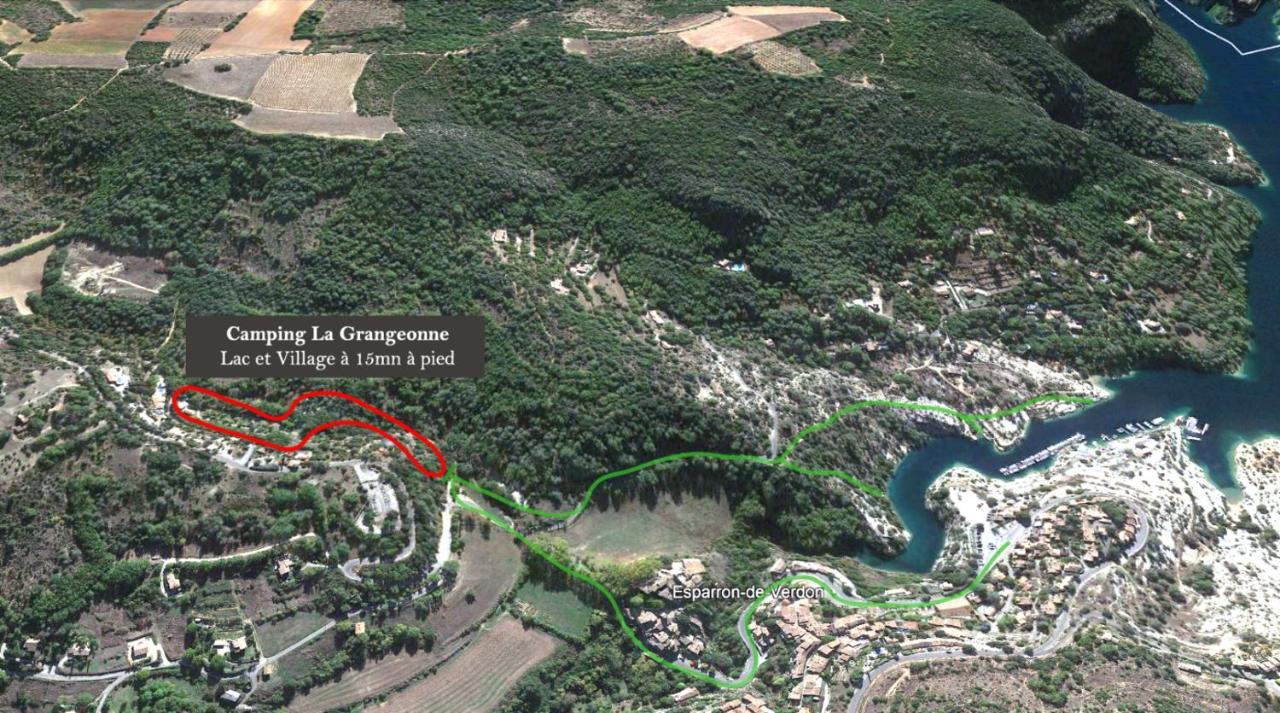 Camping La Grangeonne エスパラン・ド・ヴェルドン エクステリア 写真